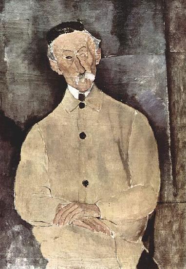 Amedeo Modigliani Portrat des Monsieur Lepoutre oil painting image
